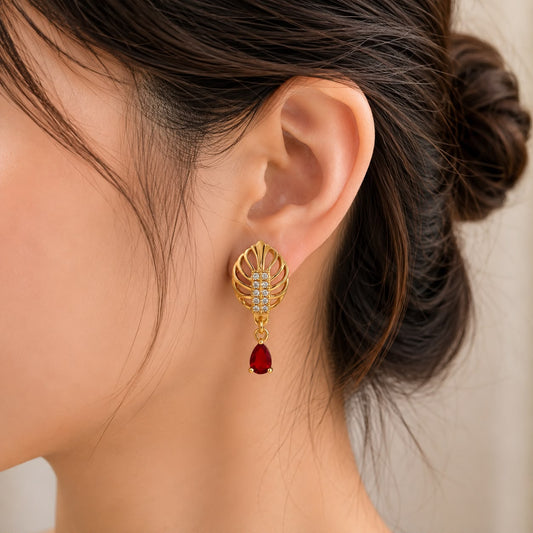 Jhumka-219 (Maroon)