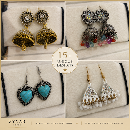 16-Pair Jhumka Treasure  Box