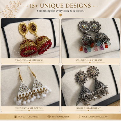 16-Pair Jhumka Treasure  Box