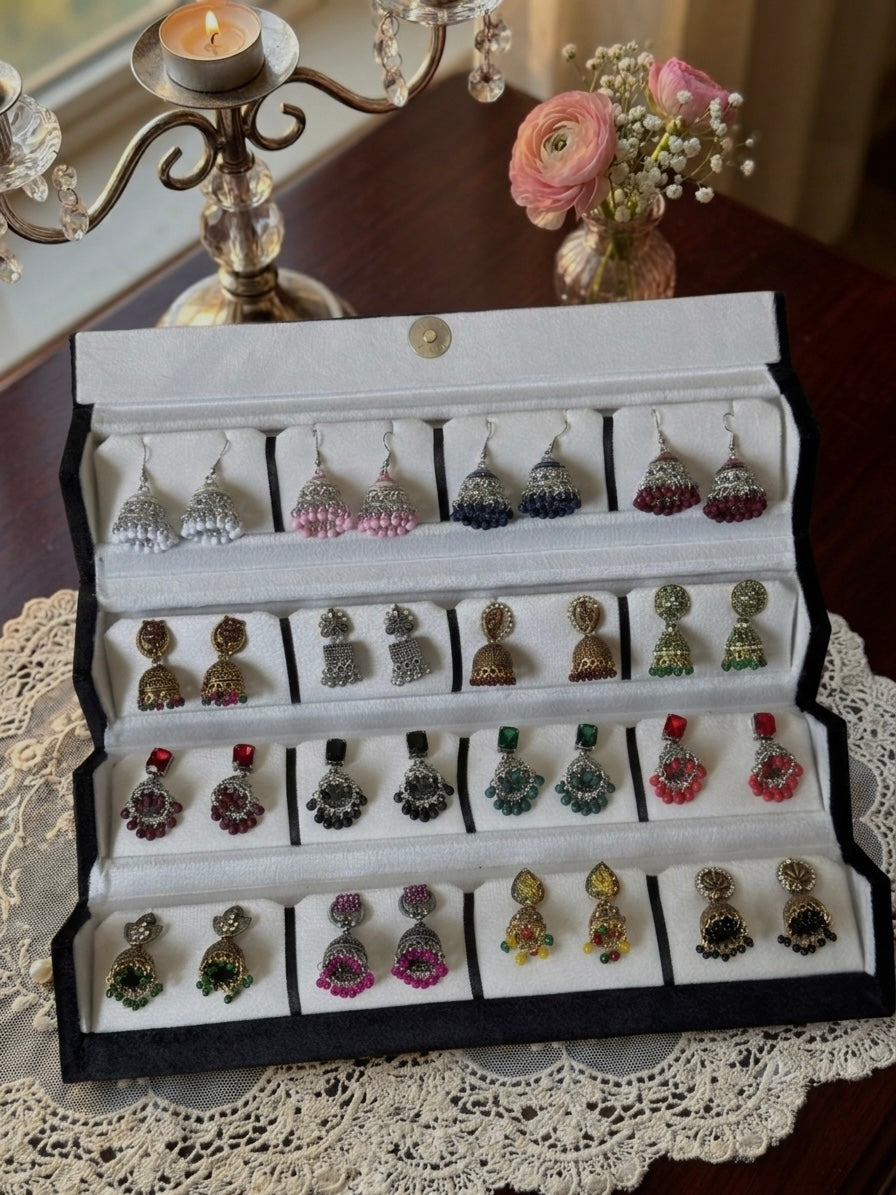 16-Pair Jhumka Treasure  Box