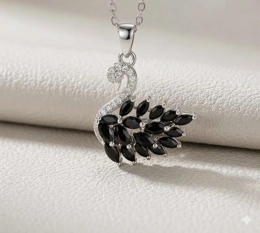 Swan Pendant Necklace | Stainless Steel