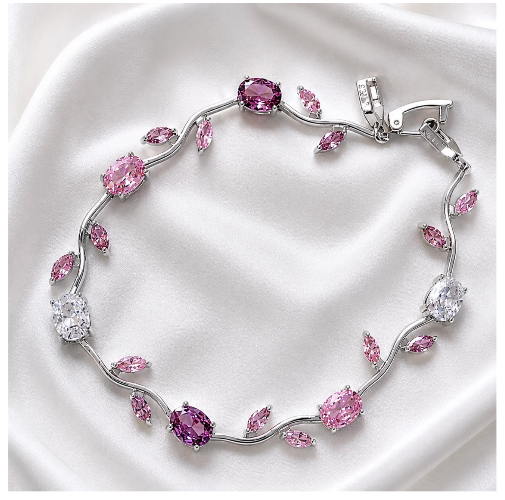 Viral Tulip Bracelet - Stainless Steel Non Tarnish